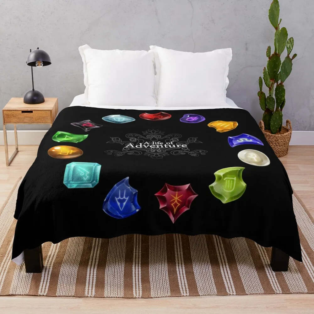 

A Life of Adventure Throw Blanket Soft Beds Luxury Designer Hairys Flannel Fabric Blankets