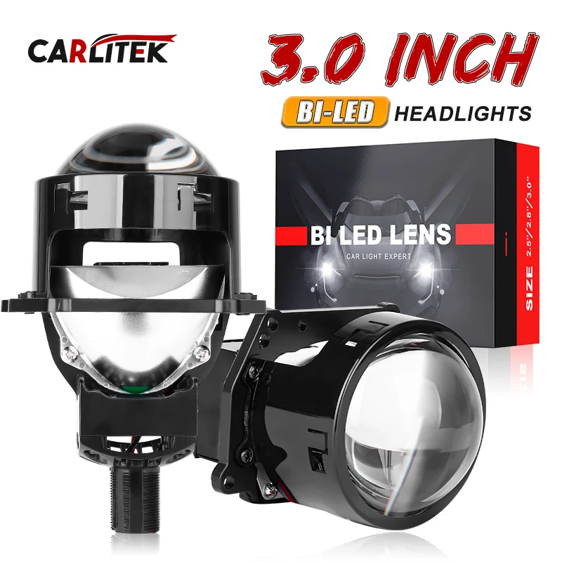 3.0 Inch Bi-LED Projector Lenses hella For H4 H7 9005 9006 Car Upgrade Retrofit Kits Angel Eyes High Low Beam Turbo Fan ﻿LHD RHD