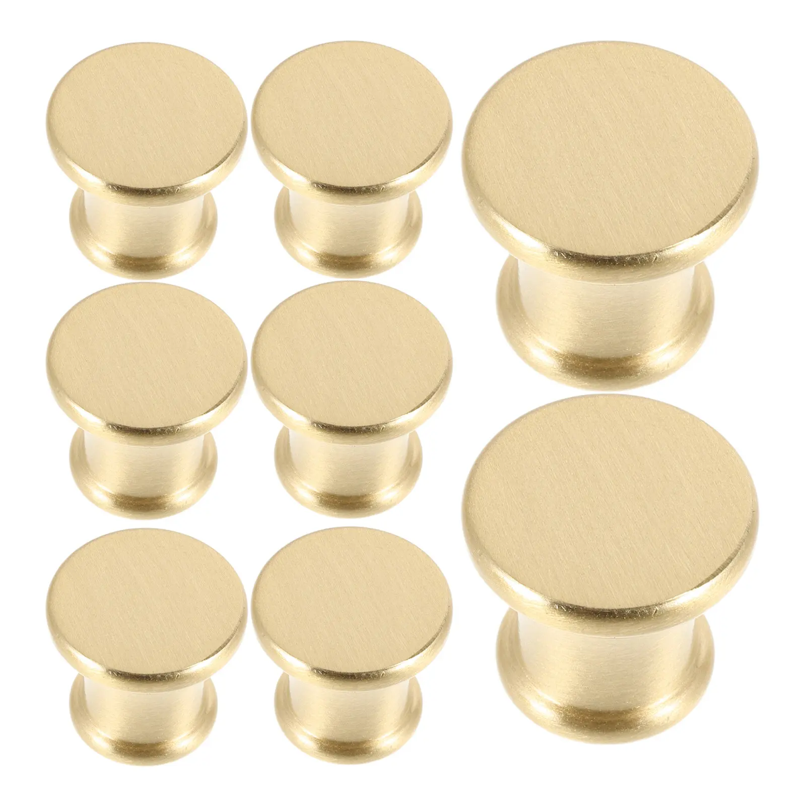 8Pcs Brass Cutting Board Riser Feet 16Mm Gold Furniture Stand Legs Wood Tray Appliance Shelf Display Stabilizer