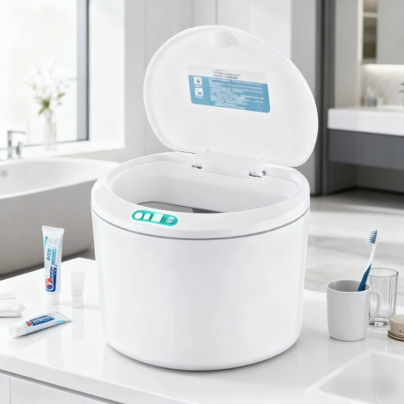 

3L Smart Motion-Activated Electric Desktop Trash Organizer Home Sensor Trash Can Kitchen Bathroom Paper Waste Collection