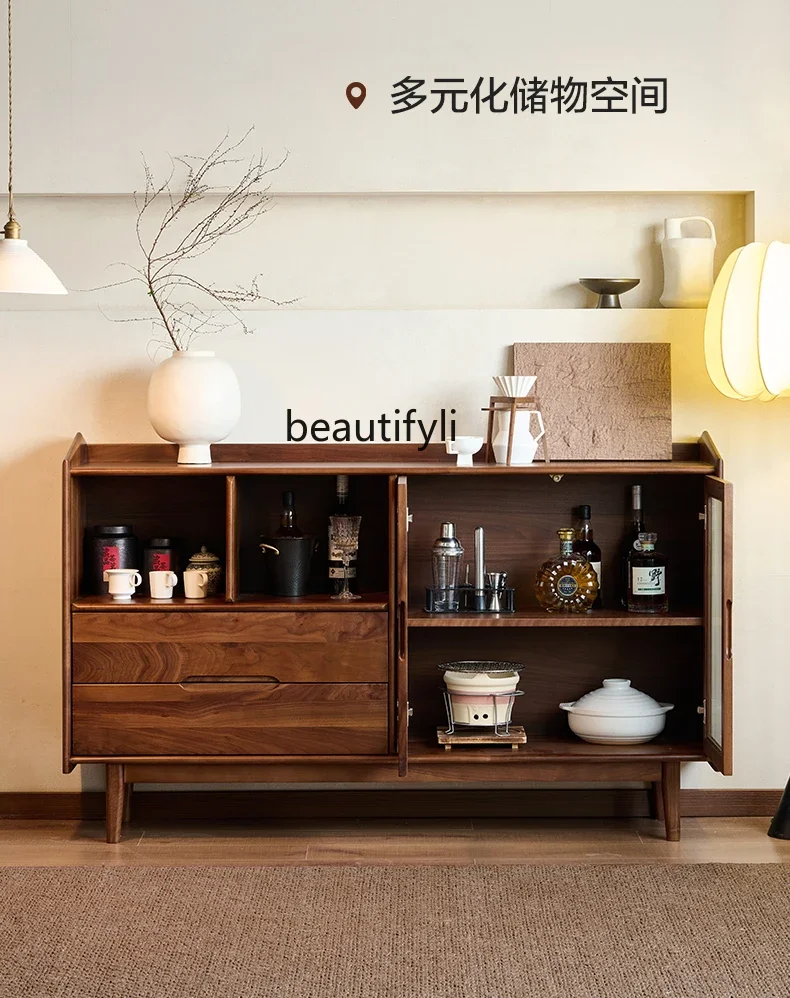 

ss K178 Solid wood dining side cabinet, multi-functional tea cabinet, household large-capacity storage cabinet
