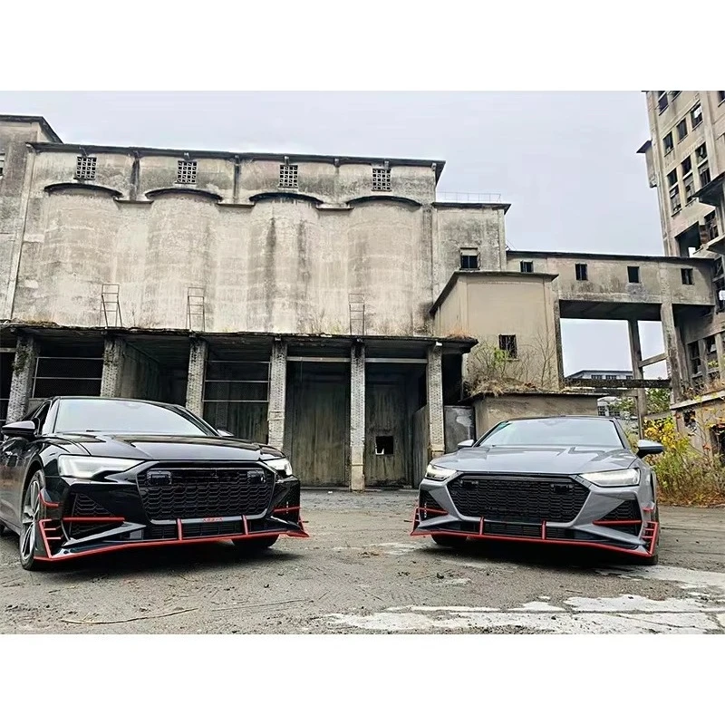 

Upgrade To RS6 Special Design Body Kit Front Bumper Assembly PP Material for A6 2019 2020 2021 2022