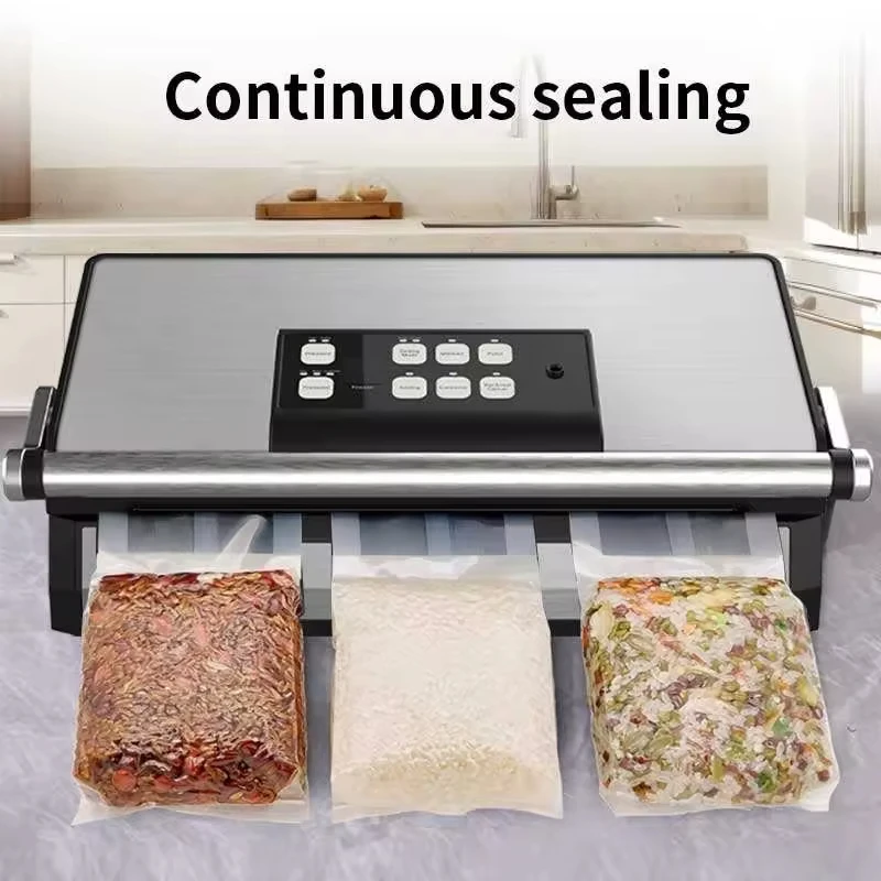 

High Efficiency Kitchen Vertical Heavy Duty Electric Portable Vacuum Sealer Machine for Food