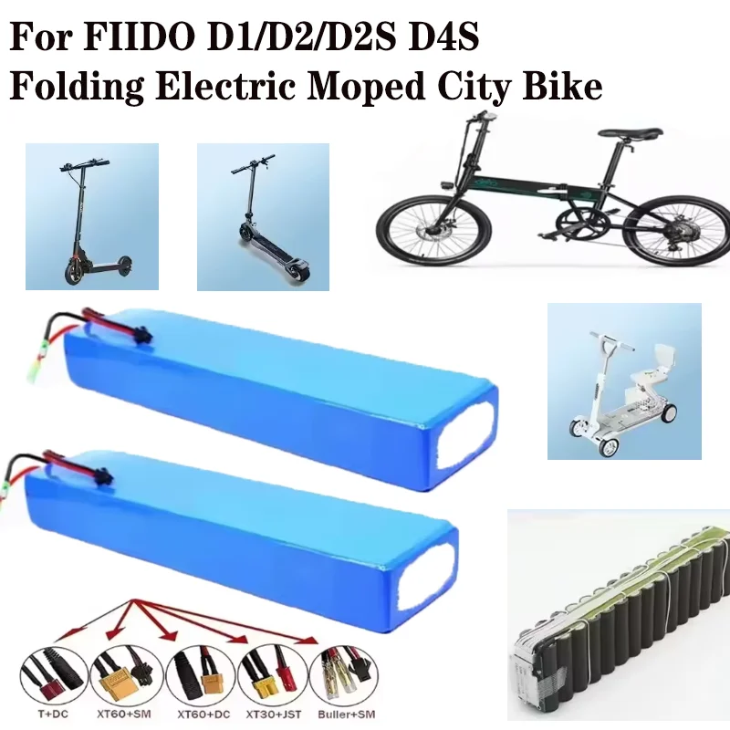 NIEUWE 18650 lithium-ion accu 10.5Ah 10s3p 36 V batterij geschikt voor FIIDO D1/D2/D2S D4S batterij - afbeelding 2