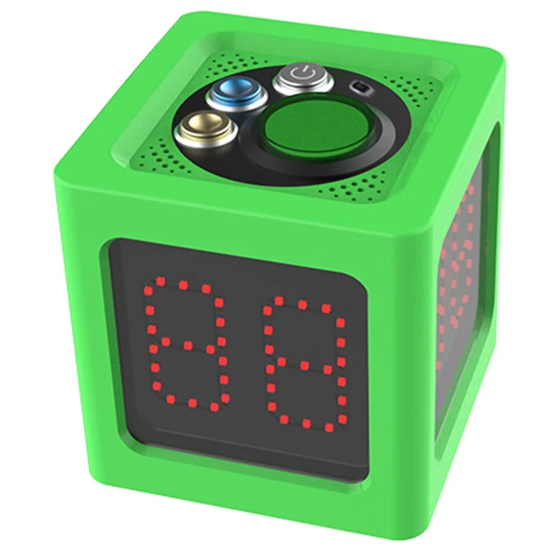 

AONEQ-Cube Таймер 1,4 дюйма 4-сторонний цифровой секундомер обратного отсчета для соревнований по шахматам и карте таймер обратного отсчета
