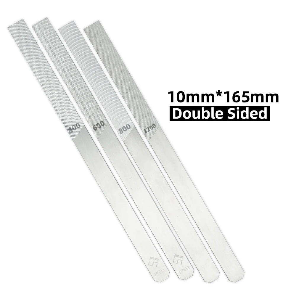 Lima de lijado modelo de acero inoxidable Potencia de corte súper 4 tamaños de partículas Las piezas de molienda de doble cara son rápidas y fáciles