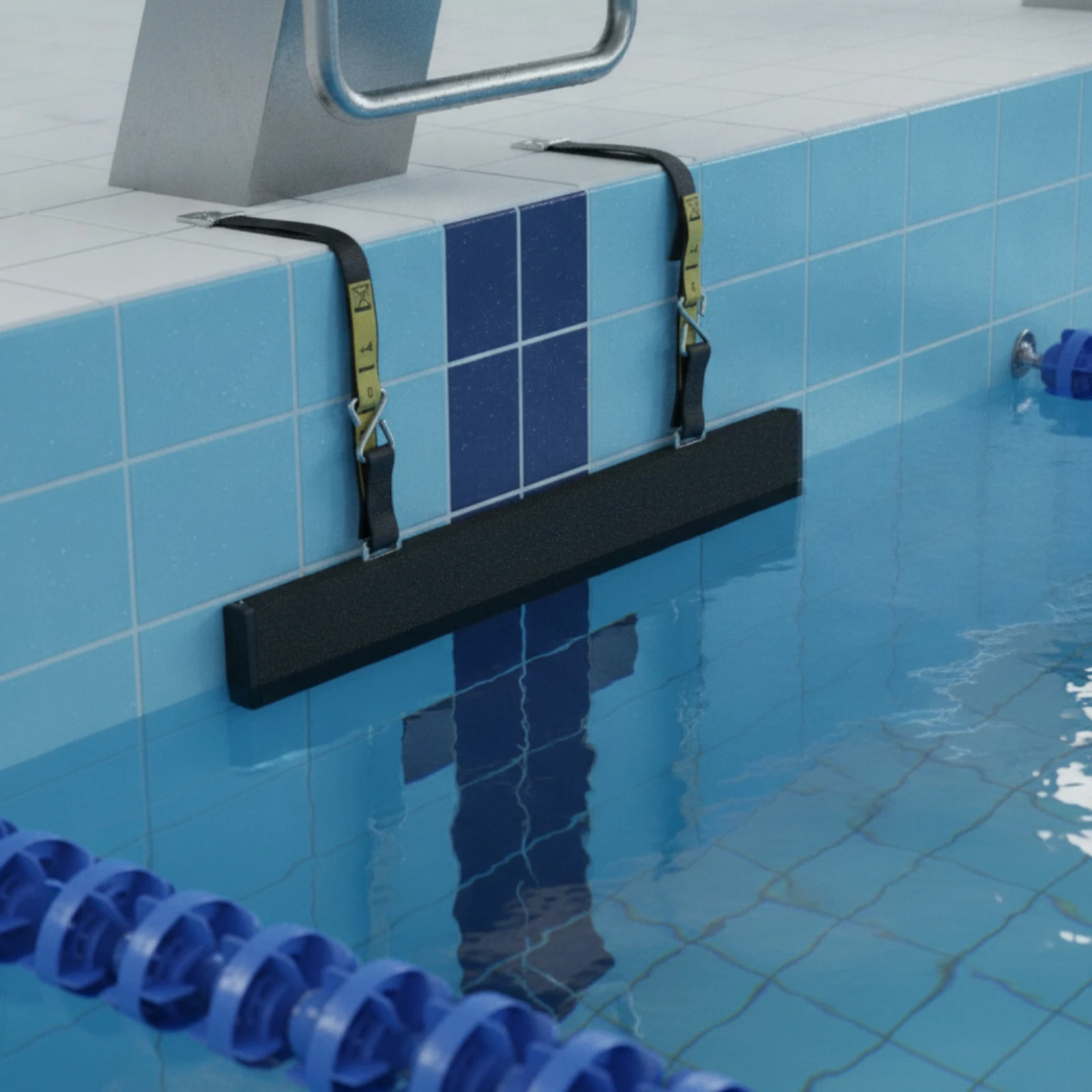Backstroke Starting Aid Padded Starting Device with Adjustable Straps Gear Heavy-Duty for Swimmers, Swimming Pool