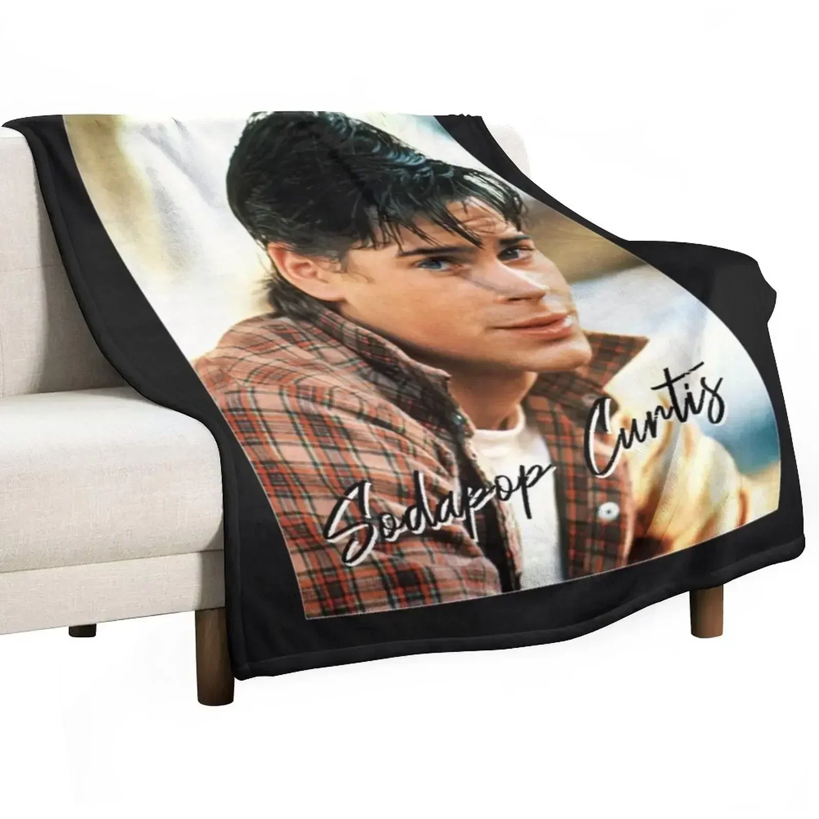 Sodapop Curtis The Outsiders 80s movie Classic T-Shirt Throw Blanket Multi-Purpose Soft Plush Plaid Heavy Blankets