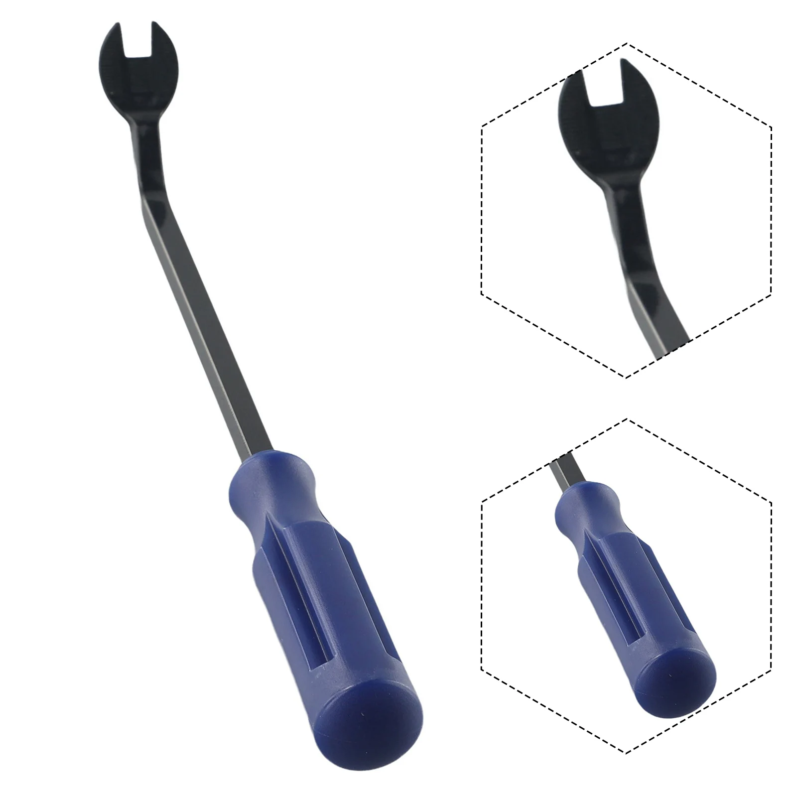 Imagem -03 - Car Interior Remoção Screwdrive Ferramenta Auto Porta Clip Painel Guarnição Clip Fastener Traço Áudio Prego Extrator Instalador Acessórios