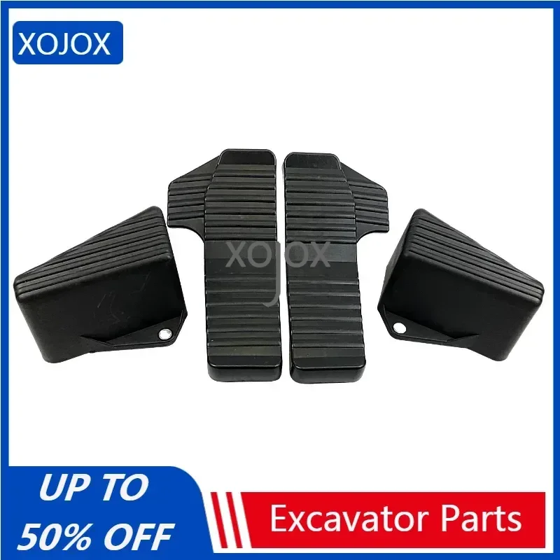 XOJOX Excavator Parts For Komatsu Excavator Driving Walking Pedal 60-7 Pc 200-6 360-7-8 Rubber Pad Parts