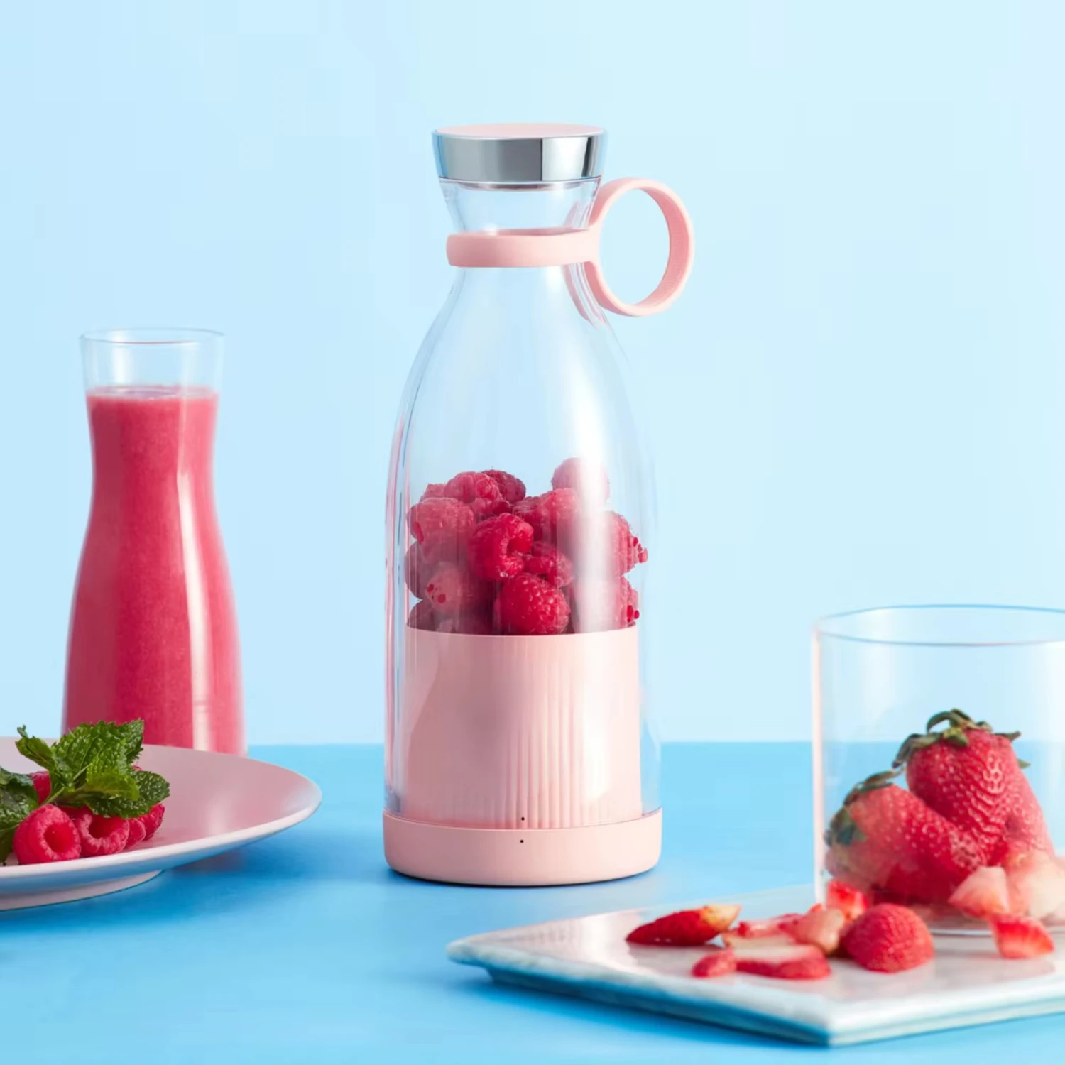 Portable  Juicer Blender Usb Mini Fruit Mixers Juicers Fruit Extractors Food Milkshake Multifunction Juice Maker Machine