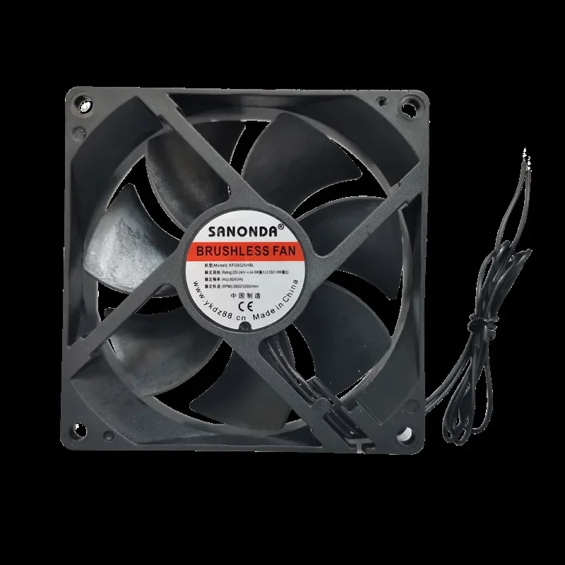 For 9025 Fan 220V High-Speed Silent AC Cooling Fan with Large Air Volume 3600 RPM for Medical Equipment