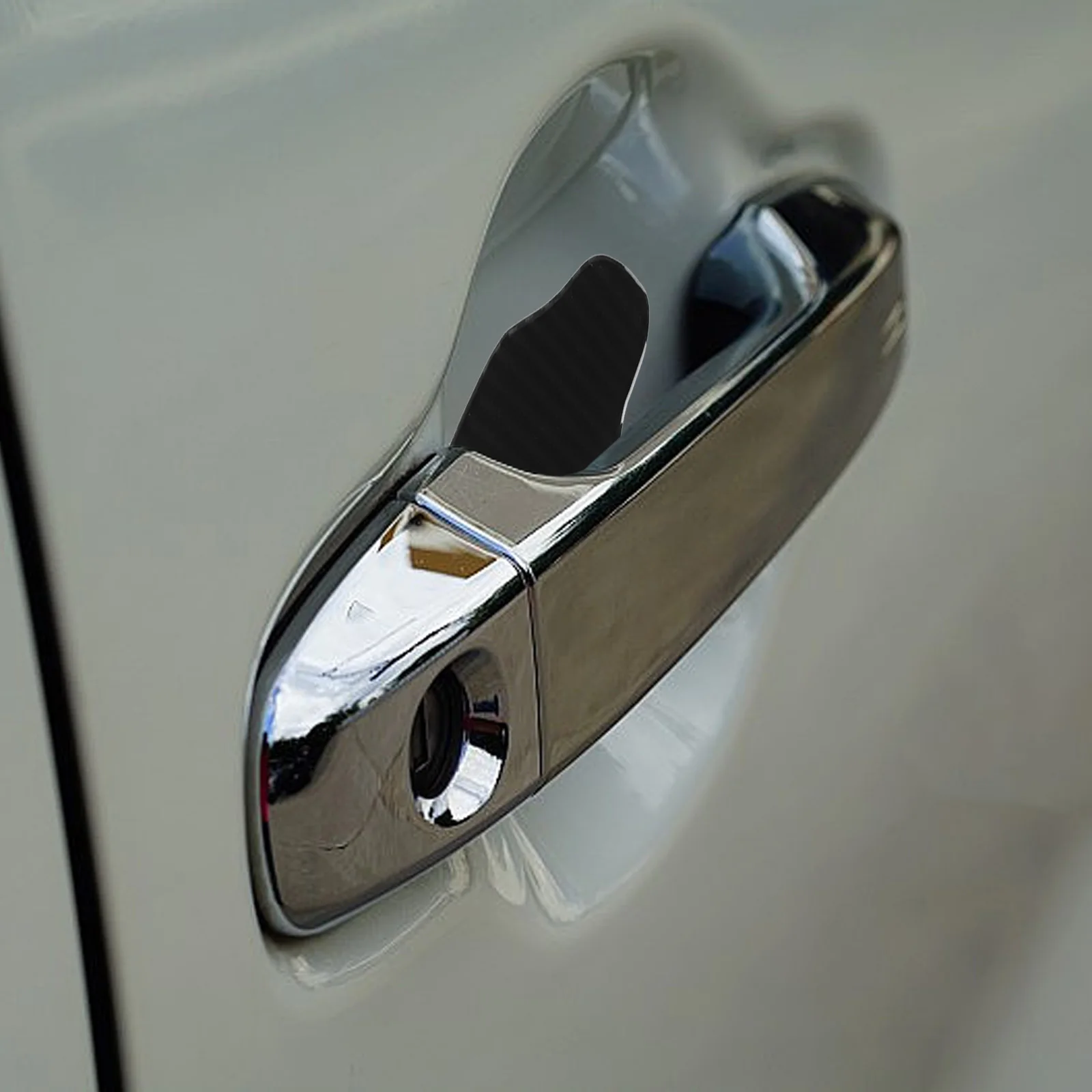 

4 шт., защита для чаши двери автомобиля из углеродного волокна, защита от царапин, крышка для дверной ручки автомобиля, защитная наклейка для чашки, защитная крышка для ручки чашки