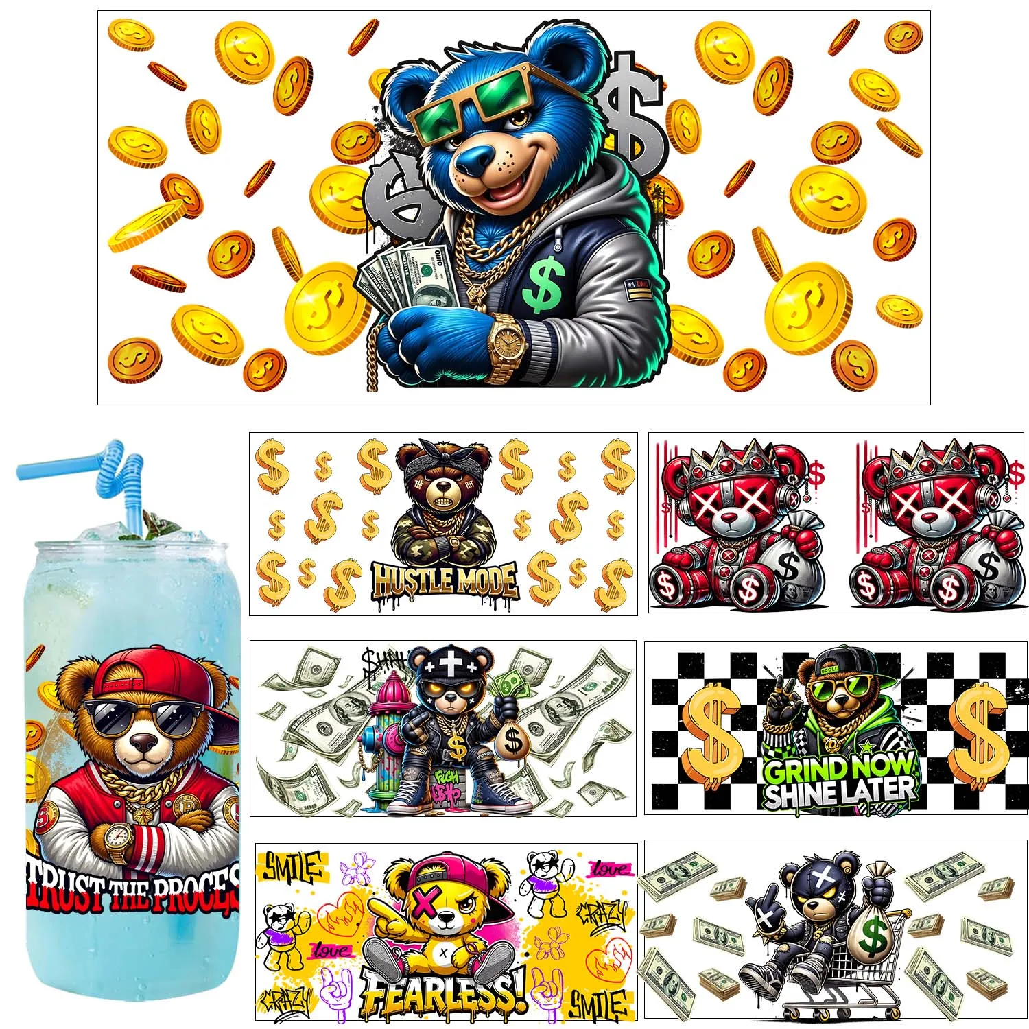 Hustly Bear Style A…