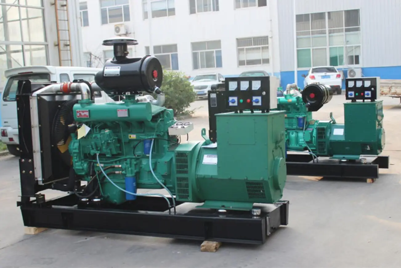 weifang Ricardo 100kva 80kw diesel generator with brushless alternator and R6105AZD engine 50Hz or 60Hz diesel generators 100kw