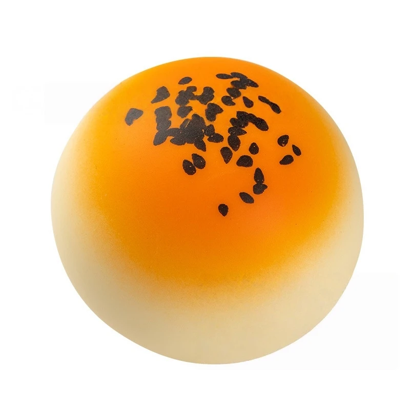 1PC TPR Simulated Egg Yolk Pastry Stress Relief Calming Sensory Decompression Toys For Adult&Kids Anxiety Relief Squeeze Toys