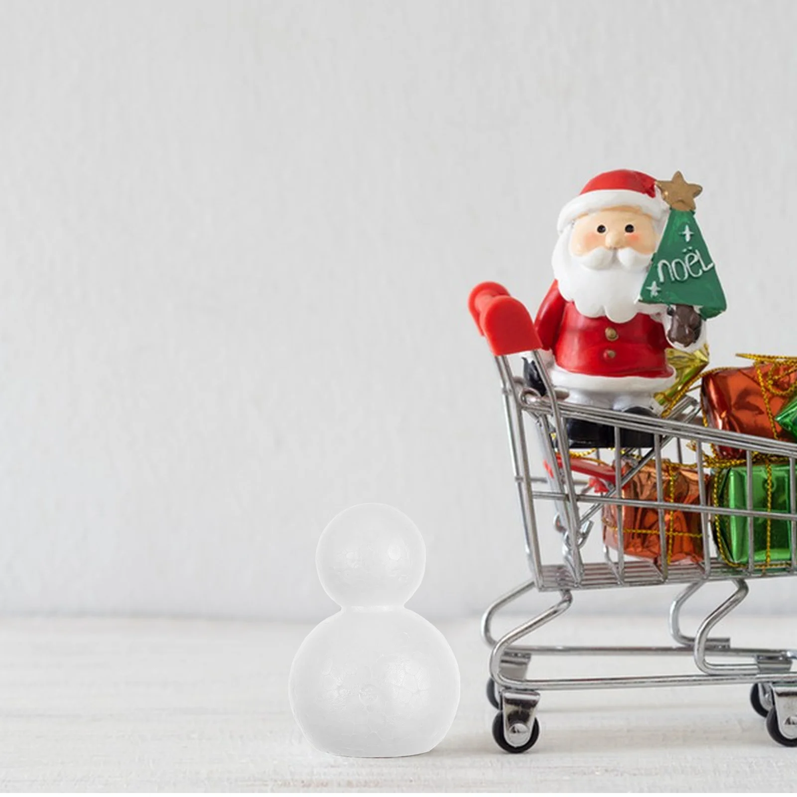 6 قطع من نماذج ديكور رغوة لطيفة على شكل رجل ثلج يمكنك صنعها بنفسك لتزيين حفلات عيد الميلاد خفيفة الوزن وحلي منزلية لعيد الميلاد قالب رجل الثلج #1