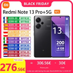 Xiaomi Redmi Note 13 Pro Plus 5G, Smartphones, NFC, Appareil photo 200MP avec OIS, Écran incurvé AMOLED 120 Hz, 120W HyperCharge, Garantie locale, version mondiale