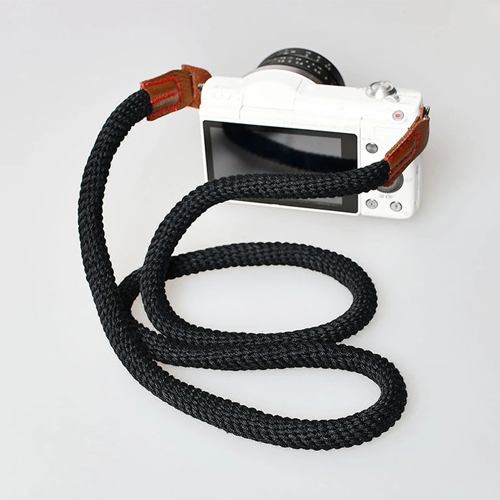 

2pcs Camera Shoulder Neck Strap Wide Canvas Harness Cowhide Sling Breathable Belt for DSLR Camera Cotton Belt Long Time Use Non