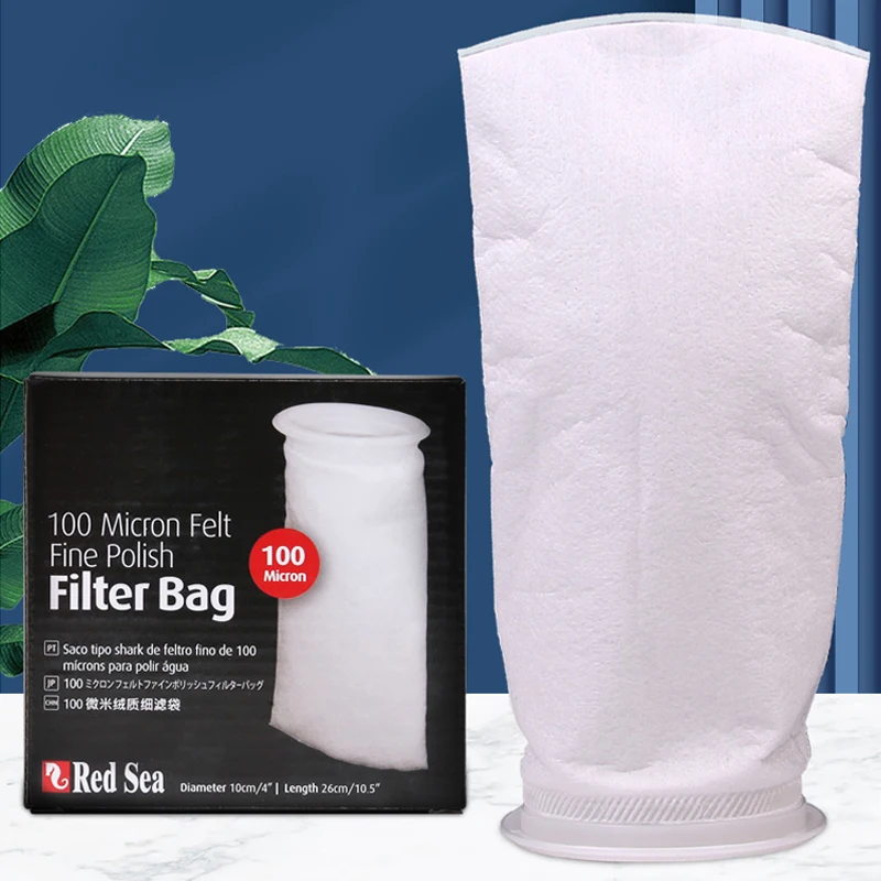 Underwater Filter Bag for Aquarium Fish Tank, Red Sea Reefer, High Density, Light Bottom Worm Filter, Cotton