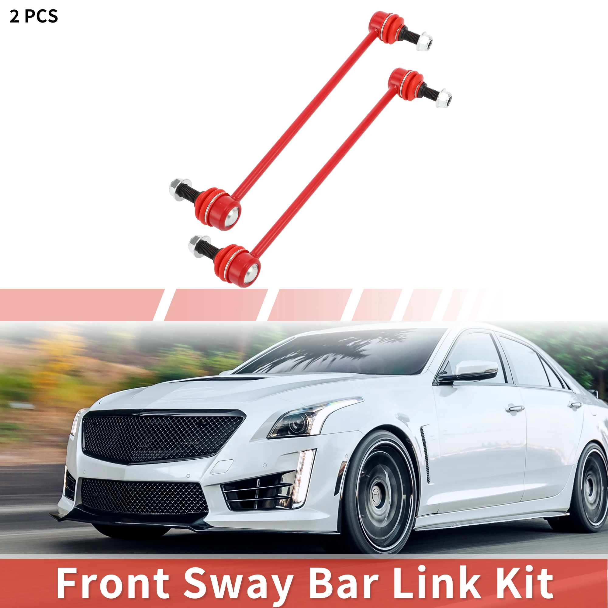 UXCELL 2pcs Front Sway Bar Links Stabilizer Link Kit for Buick LaCrosse No.K750660