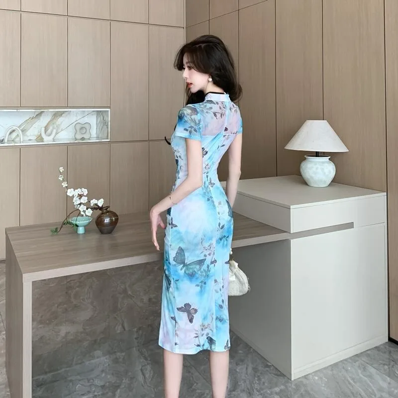 ชุดกระชับสัดส่วนเอวสูงผ้าตาข่ายสำหรับผู้หญิงสาวสวย สไตล์จีน รุ่นอีลี่ ออทัมน์ วินเทอร์ อัลตร้า สลิมมิ่ง ดีไซน์ทันสมัย