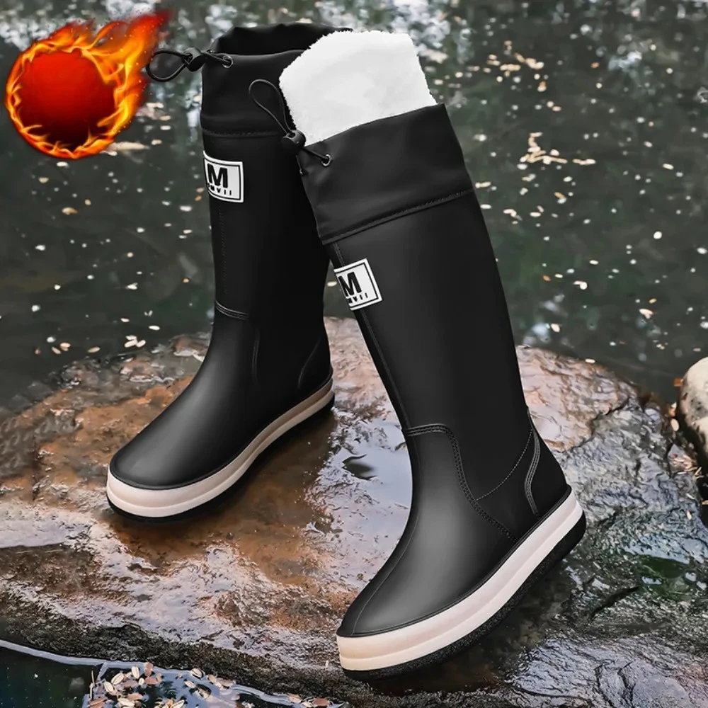 

Rain Boots2026 Women Anti Slip Trend Lightweight Soft Rain Shoes Outdoor Fishing Thick Sole Waterproof Shoes Fashion Comfy