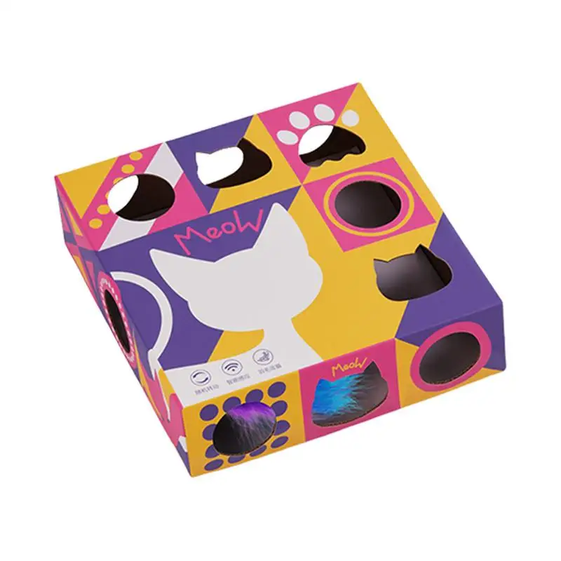 

Cat Puzzle Box Automatic Cat Toy With Smart Sensing Cat Puzzle Toy For Relieving Boredom Cat Enrichment Toys For Most Cats And