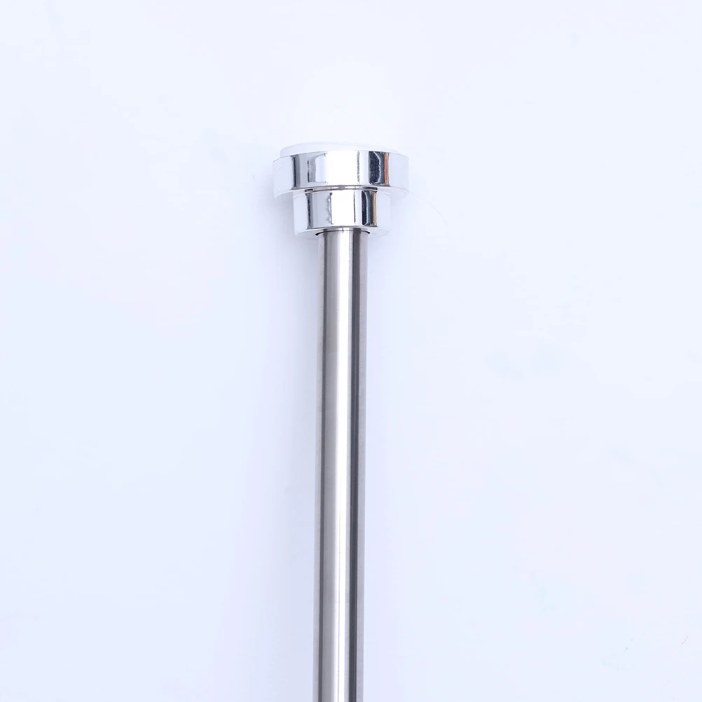 

Telescopic Clothes Drying Rod Stainless Steel Extendable Wardrobe Drape Support Spring Tension Shower Curtain Rod Multi Purpose