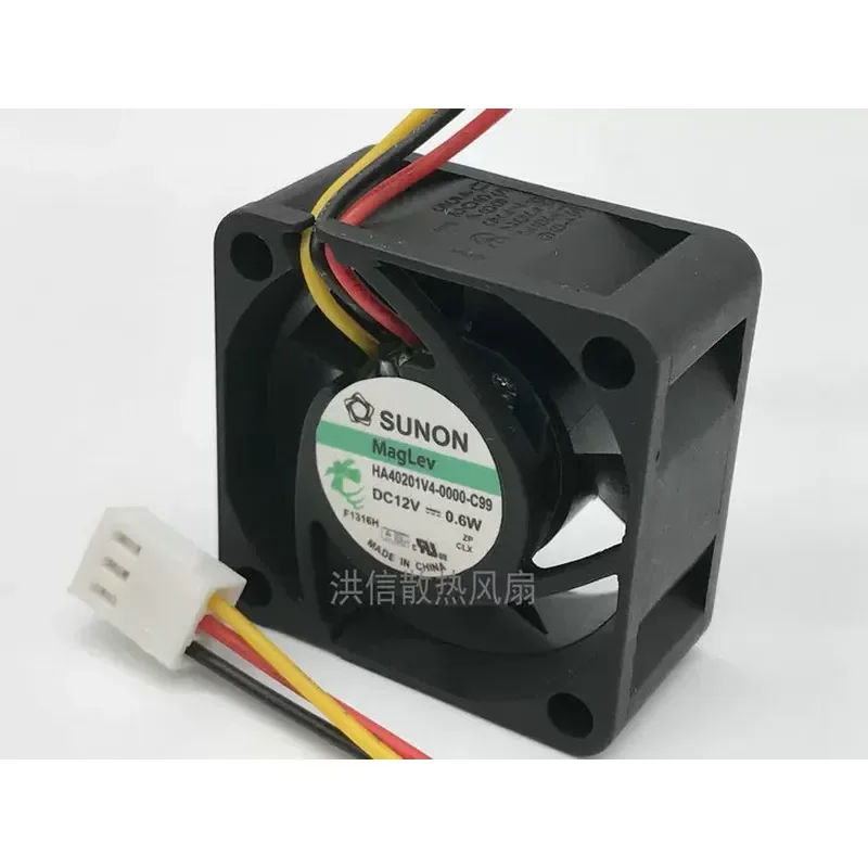 Original Built-in SUNON HA40201V4-0000-C99 4 cm 12 V 0.6 W Ultra-Quiet Cooling Fan for Electronics