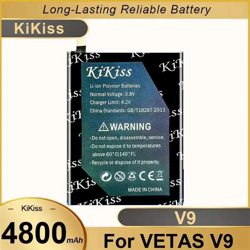 

Mobile Phone Battery For Vetas V9 High Capacity 4800Mah