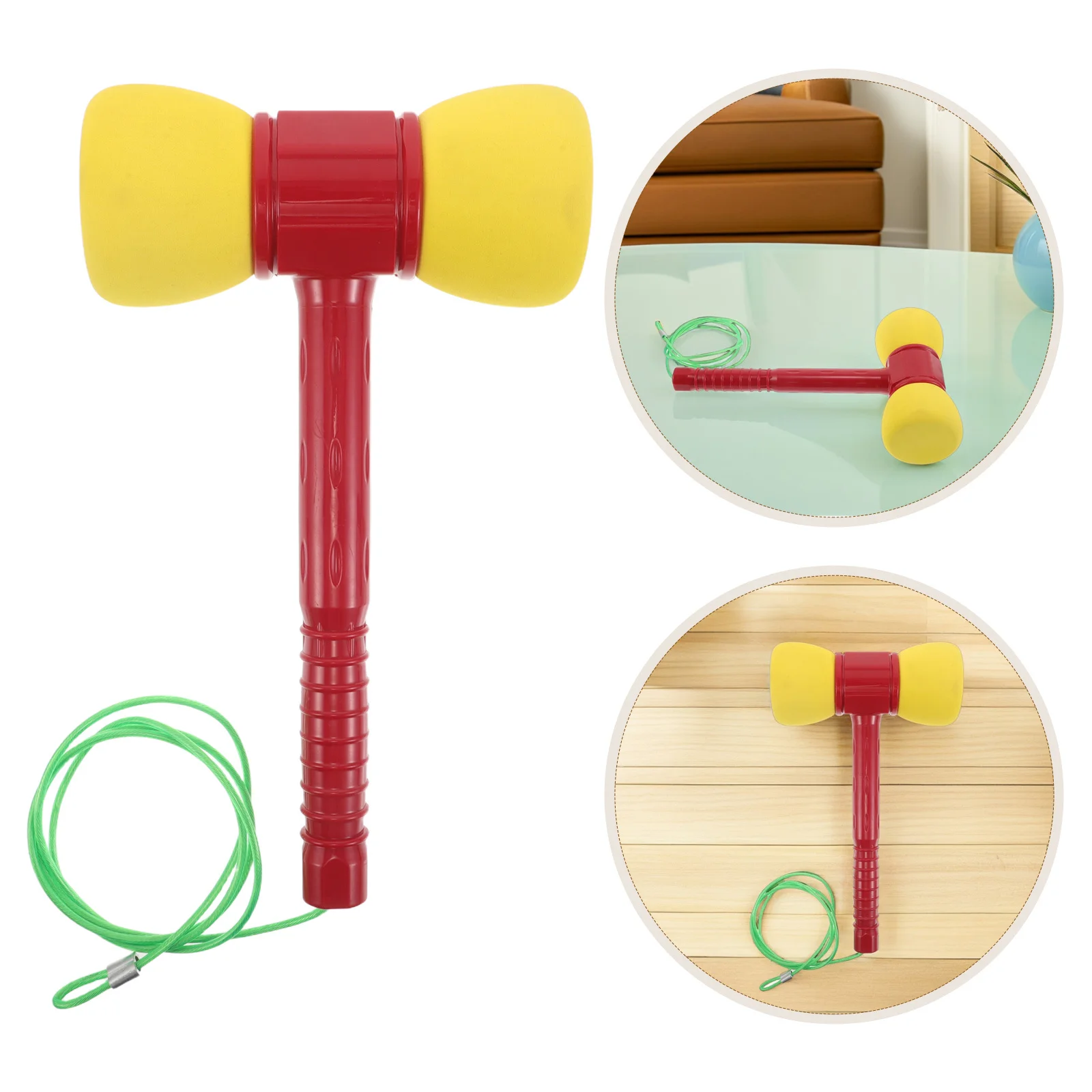 لعبة قصف مطرقة بلاستيكية ناعمة، لعبة تفاعلية، دعائم ممتعة للأطفال الصغار، لعبة مطرقة لعبة مطرقة #1