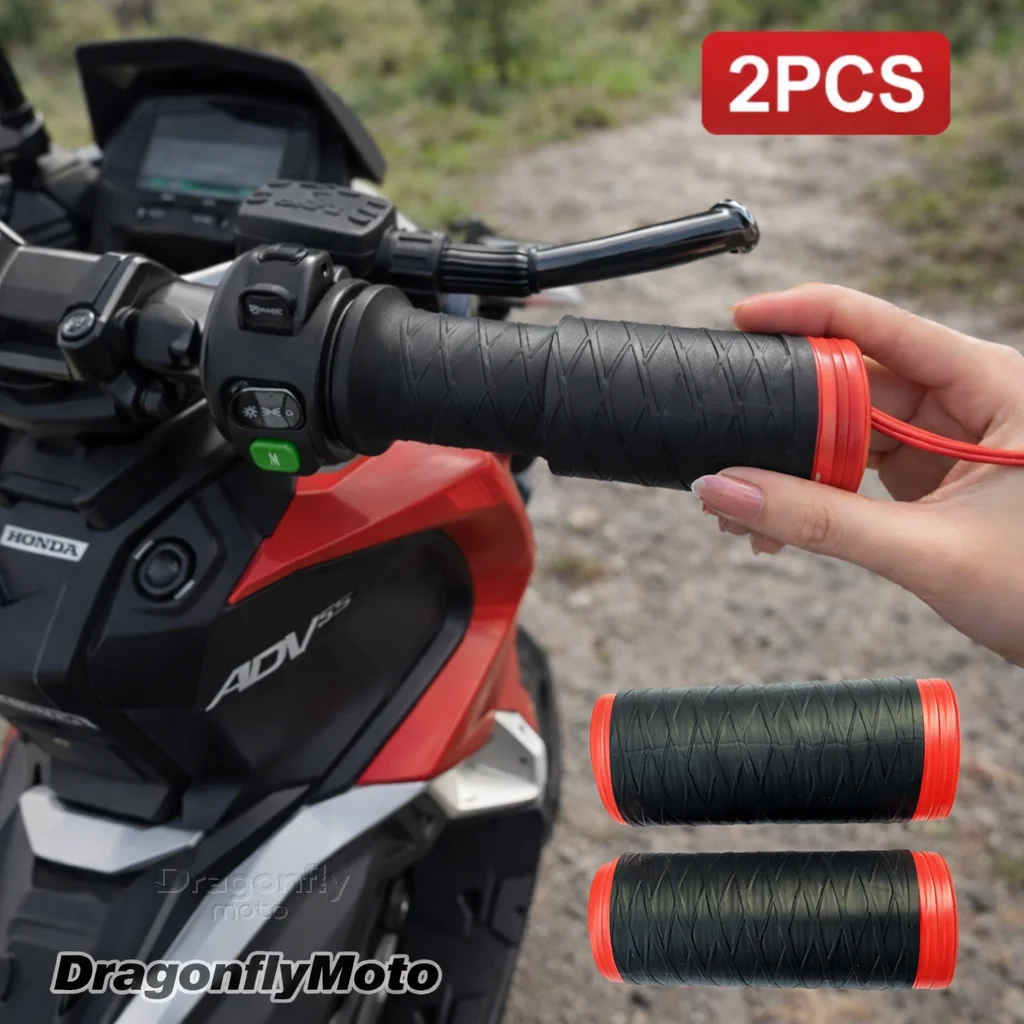 

Силиконовые чехлы на руль мотоцикла для HONDA ADV 150 ADV150 2017 2018 2019, самосжимающиеся, нескользящие, для мотоциклов