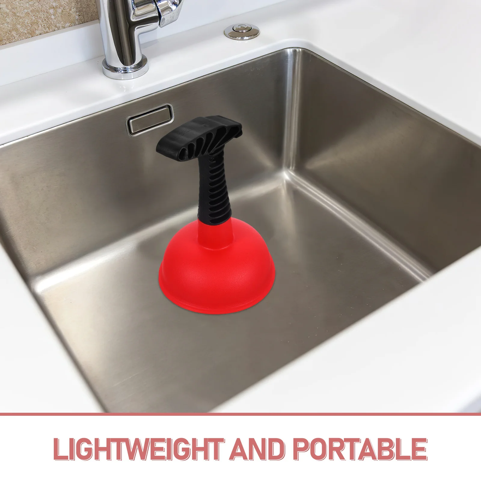 2 قطعة بالوعة المطاطية المتينة المكبس مقبض مريح فتح المطبخ الحمام استنزاف شفط قوي سهلة الاستخدام مكتب المنزل