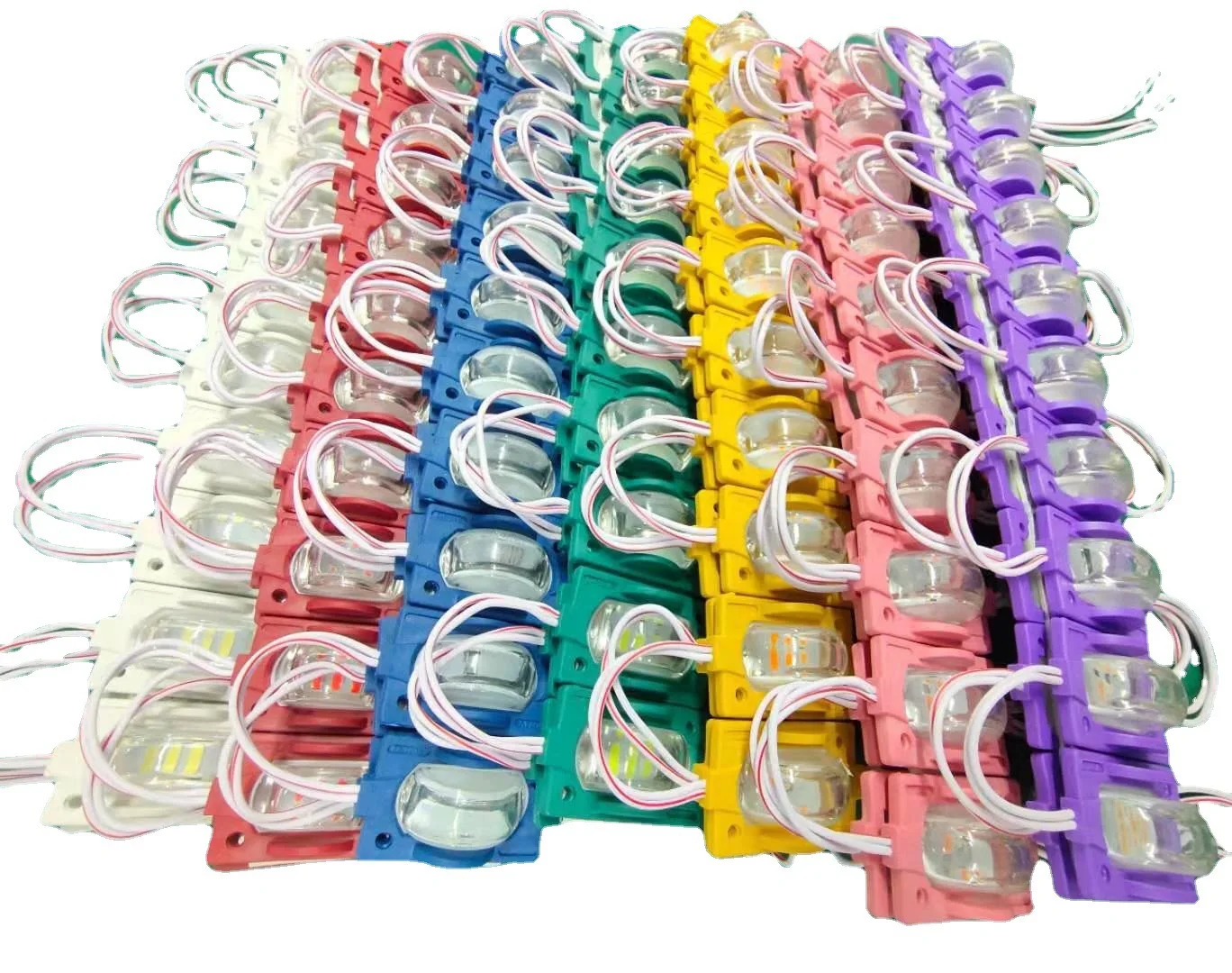 20pcs/lot Car Wheel Arch Light Truck Night Profile Warning Light LED Lens Module DC12V Waterproof Signboard AD Light Box