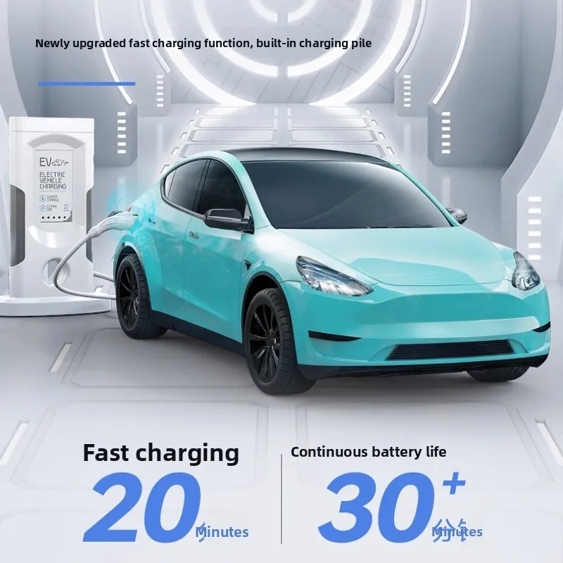 ダブルイーグル電動リモートコントロールカー新エネルギー車両モデルおもちゃの車のギフトプラスチック素材の少年子供のギフト