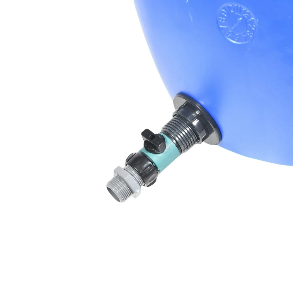 

Комплект разветвителя крана для водяной бочки из ПВХ с переборочным фитингом и адаптером для шланга для дождевого бака для орошения сада