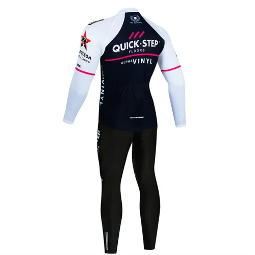 Imagen 2 del producto Conjunto de camisetas de Ciclismo de paso rápido para Invierno, Ropa para bicicleta de montaña, Maillot, Ropa de Ciclismo de Invierno, Ropa térmica de lana para Ciclismo