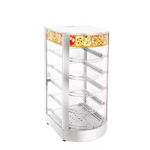 Electric Food Steamers 5 Deck Commercial Electric Food Warmer Set Breakfast Use Pie Warmer Stainless Steel Steamed Bun Machine