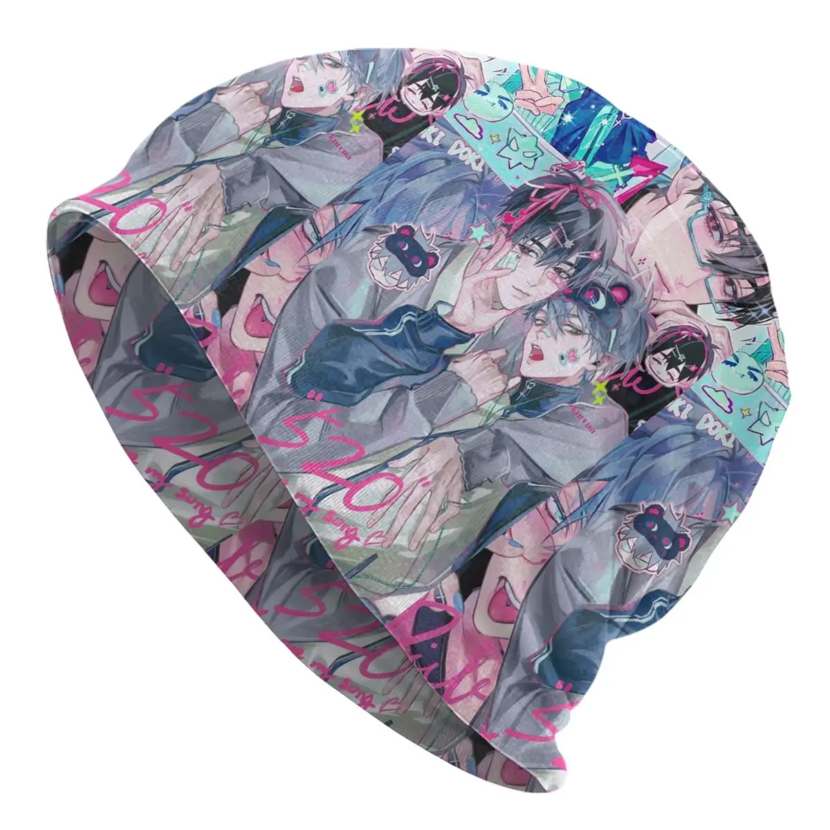 Ivti Alien Stage Anime Bonnet Hats Autumn Winter Skullies Beanies Hat Luka Ivan Till Mizi for Men Women Warm Multifunction Cap