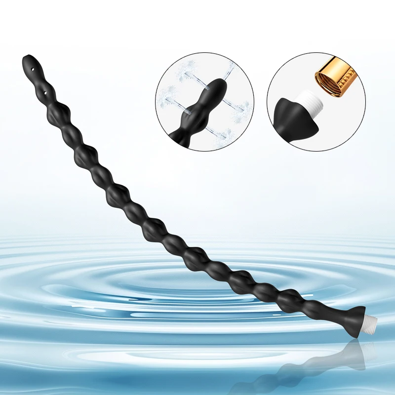 Silicone Bidet Shower Anal Washer Bidet Enema Cleaning Bath Ass Douche Ducha Anal Water Enema Shower Dusche Anal Adult Sex Toys - Image 2