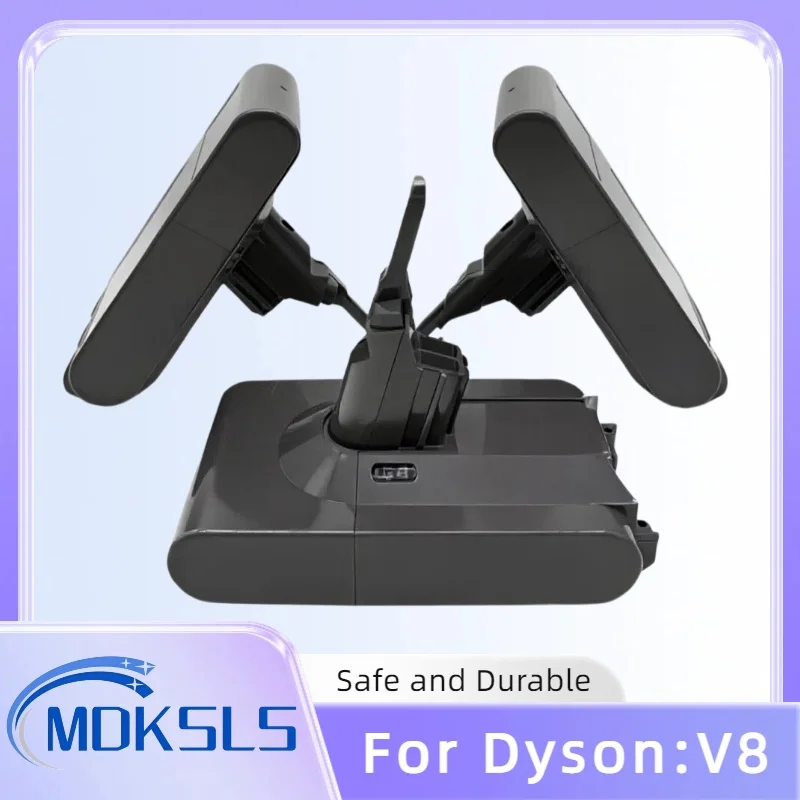 For Dyson V8 12800mAh 21.6V Replacement Battery for Dyson V8 Absolute Cord-Free Vacuum Handheld Vacuum Cleaner Dyson V8 Battery