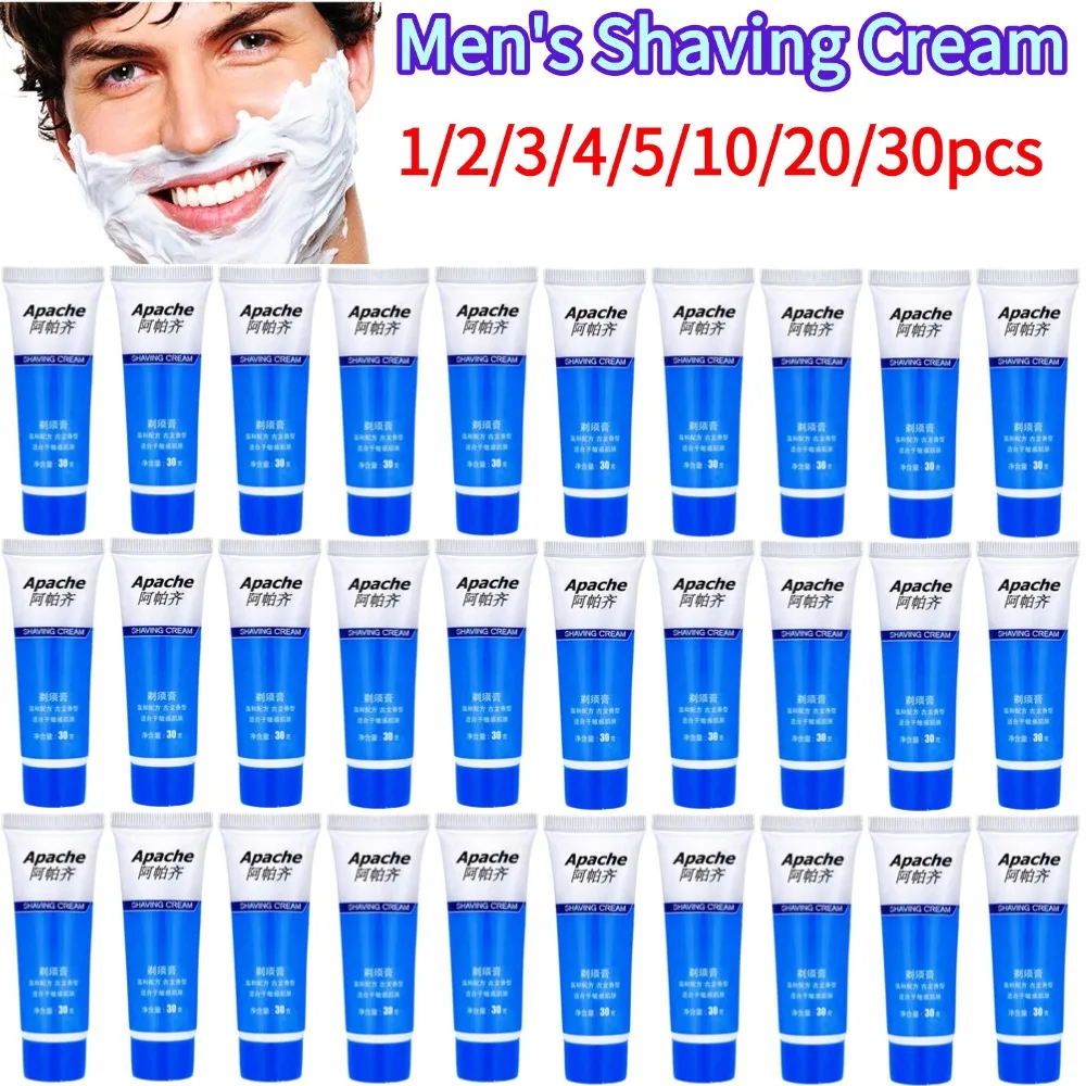 

Men's Shaving Cream Shave Gel Smooth Prevent Cuts and Shaving Cream For Men Beard Shaving Cream Softens Beard For Easy Shaving