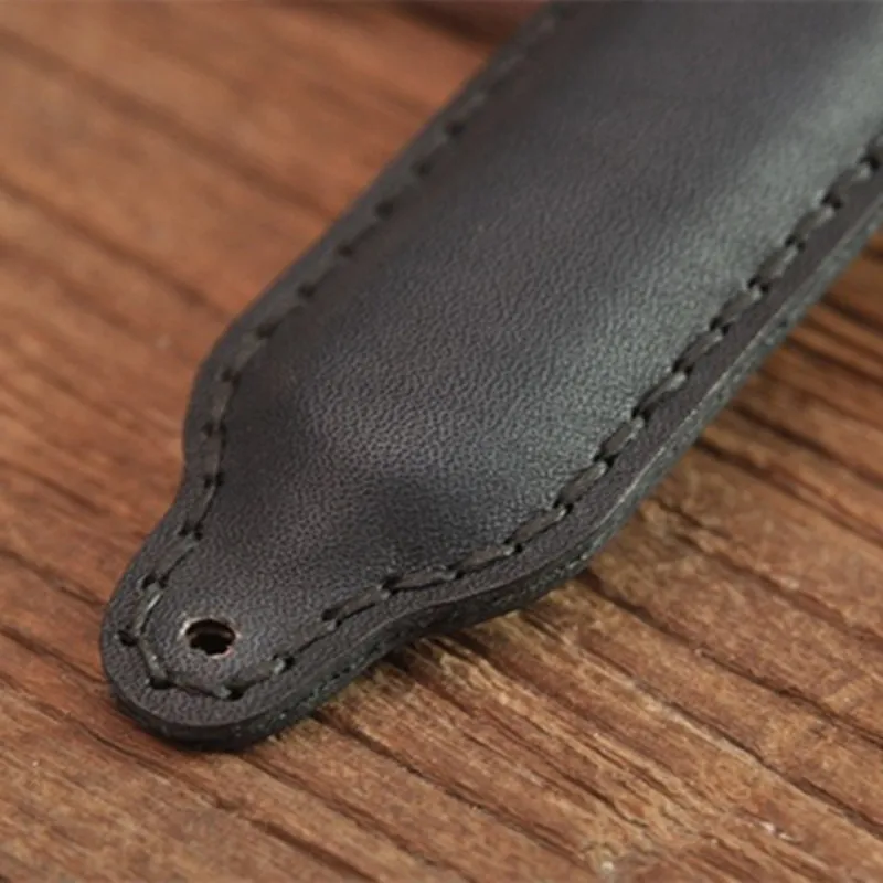 Handcrafted Vegetable Tanned Leather Outdoor Folding Tool Leather Case For 58MM Folding Knife Cover