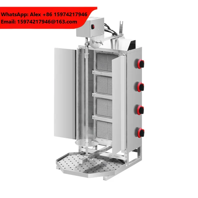 Commercial Professional Custom Gas Doner Kebab Making Machine Shawarma Brand New Condition