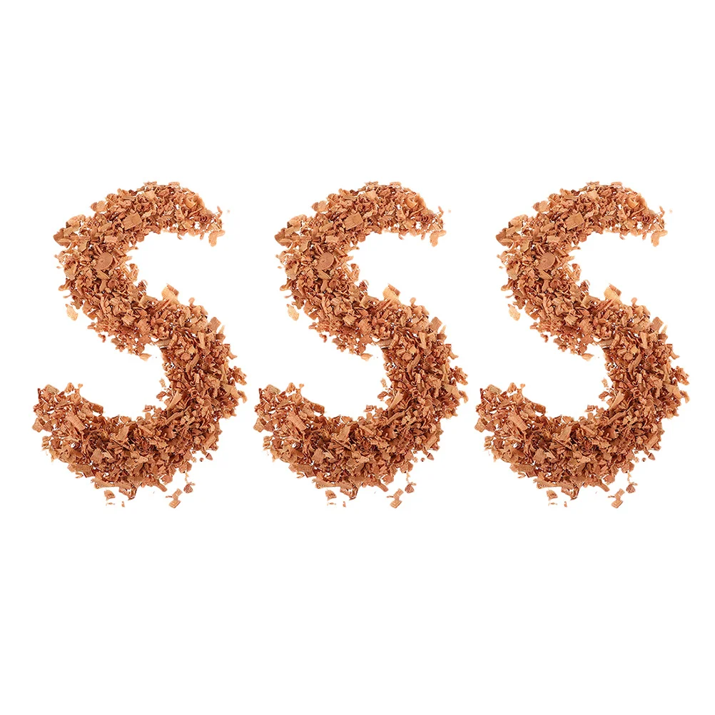 

3 Packs Chips Cedar Freshness Shavings Storage Flavor Protection Preservation Control Humidors