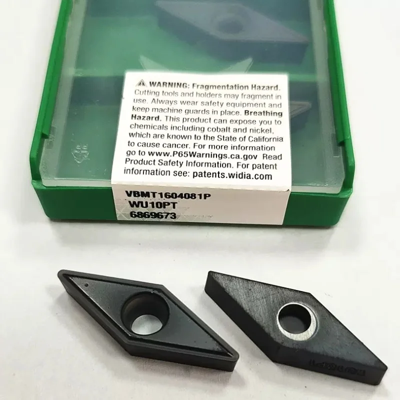 

WIDIA VBMT1604081P WU10PT VBMT1604081P WU10PT Turning Blade carbide inserts Cutting Tools 10Pcs