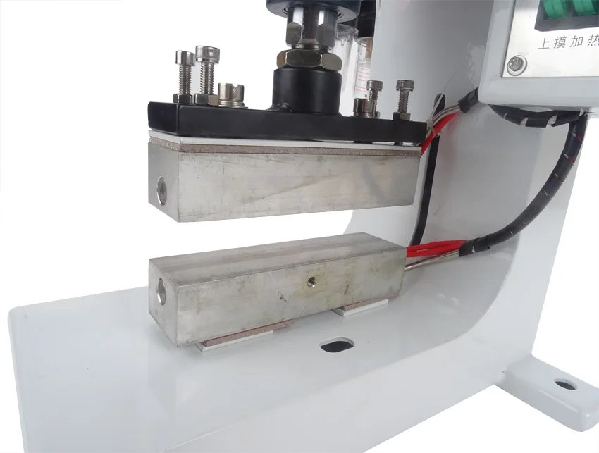 Pneumatic hot foil stamping machine Leather logo creasing  Pressure words  Shoelace flattening