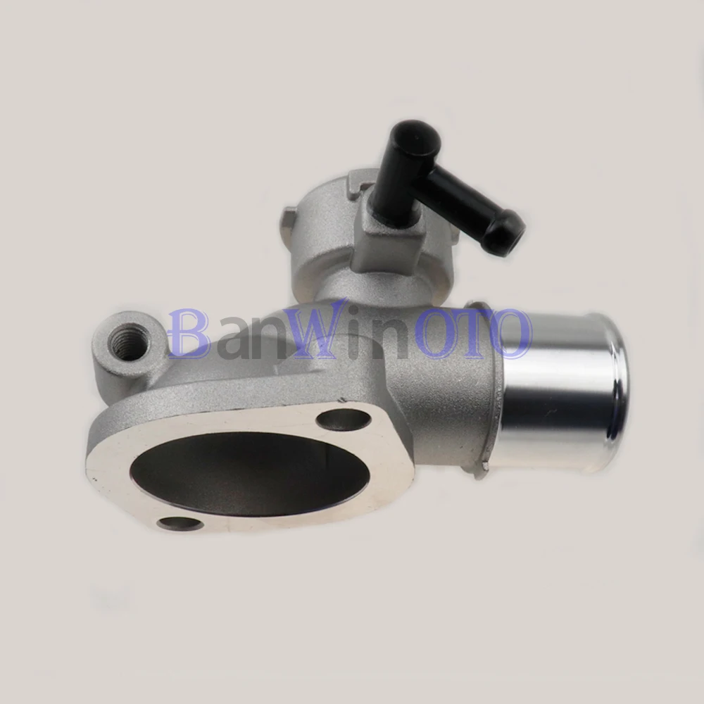 25560-4X110 Car Aluminum Thermostat Housing Cover Engine Coolant Water Pump Outlet fit for Hyundai Terracan 2001-2006  255604X11