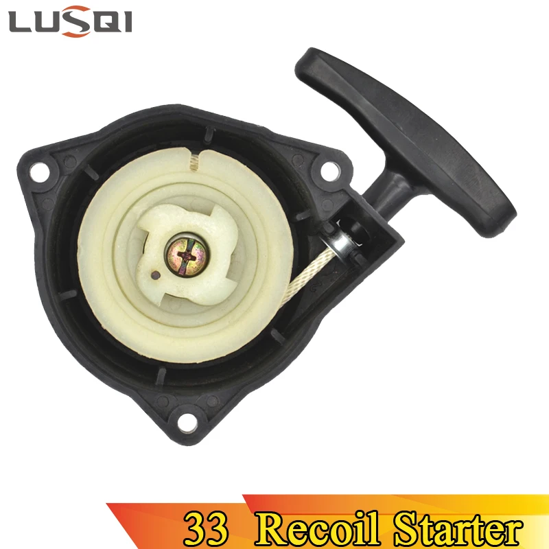 Lusqi Factory Outlet Recoil Pull Starter Cortador de Grama para Tu23 Tu26 Tu33 Tl26 Tl23 Gasolina Escova Cortador Começar Substituições